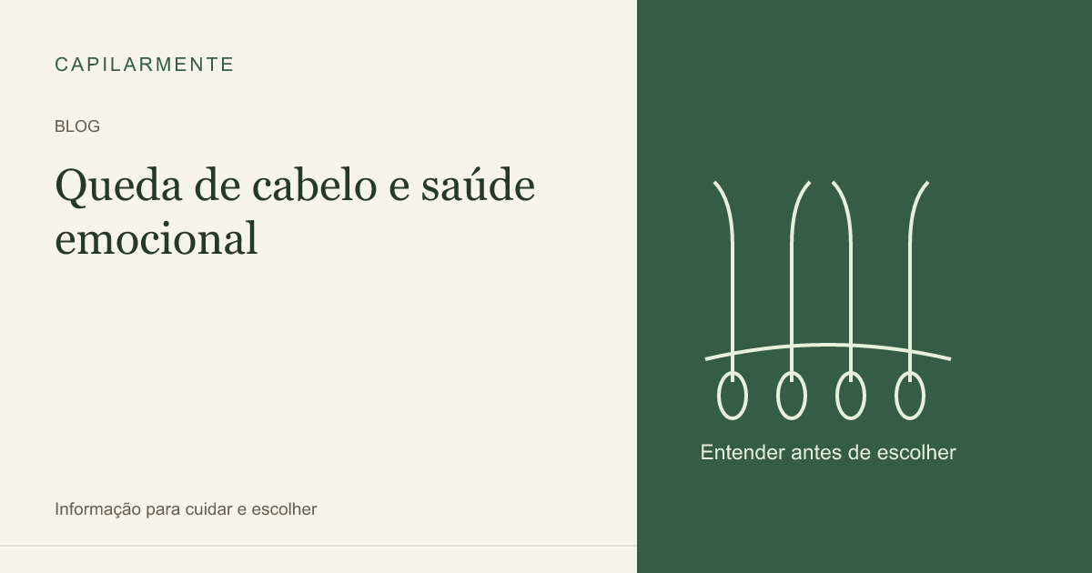 Guia ilustrado: Impacto Psicológico da Queda de Cabelo: O Que a Ciência Diz