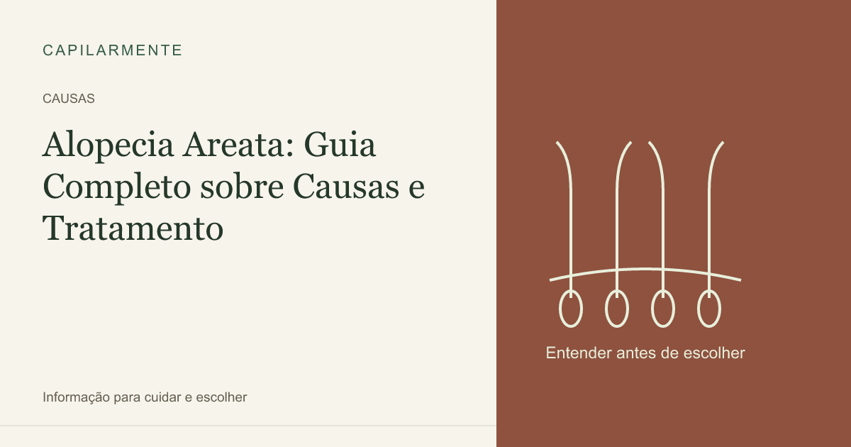 Guia ilustrado: Alopecia Areata: Guia Completo sobre Causas e Tratamento
