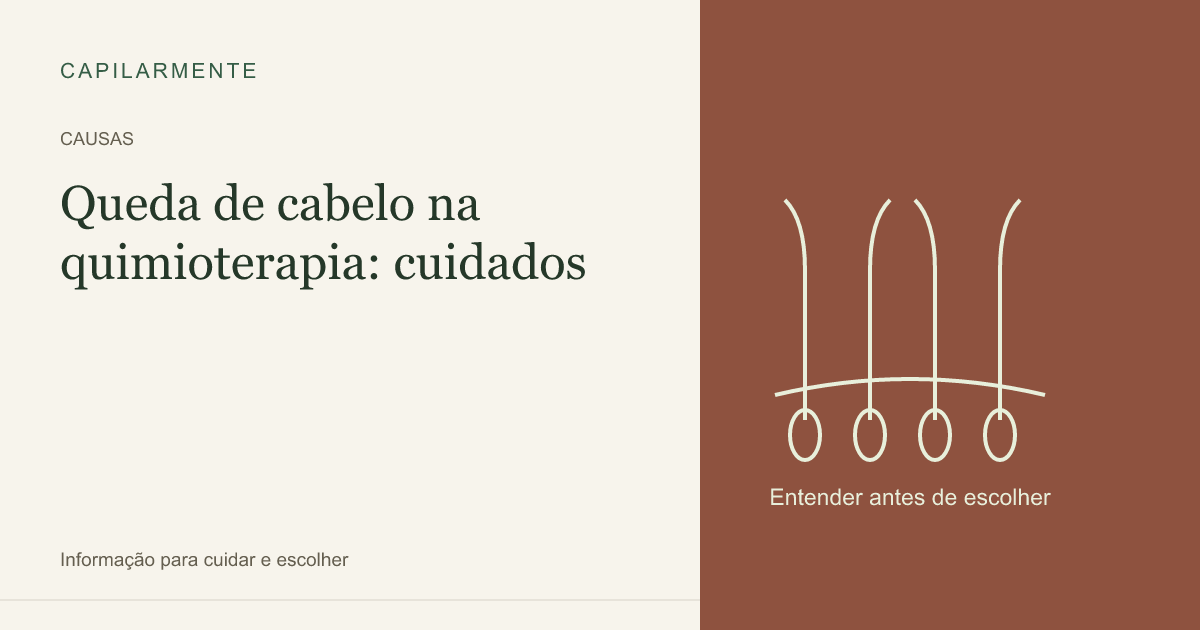 Guia ilustrado: Alopecia por Quimioterapia: Causas, Prevenção e Recuperação Capilar