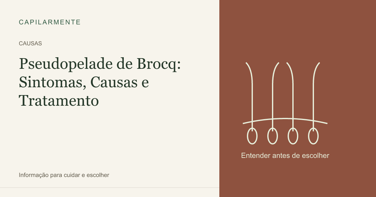 Guia ilustrado: Pseudopelade de Brocq: Sintomas, Causas e Tratamento